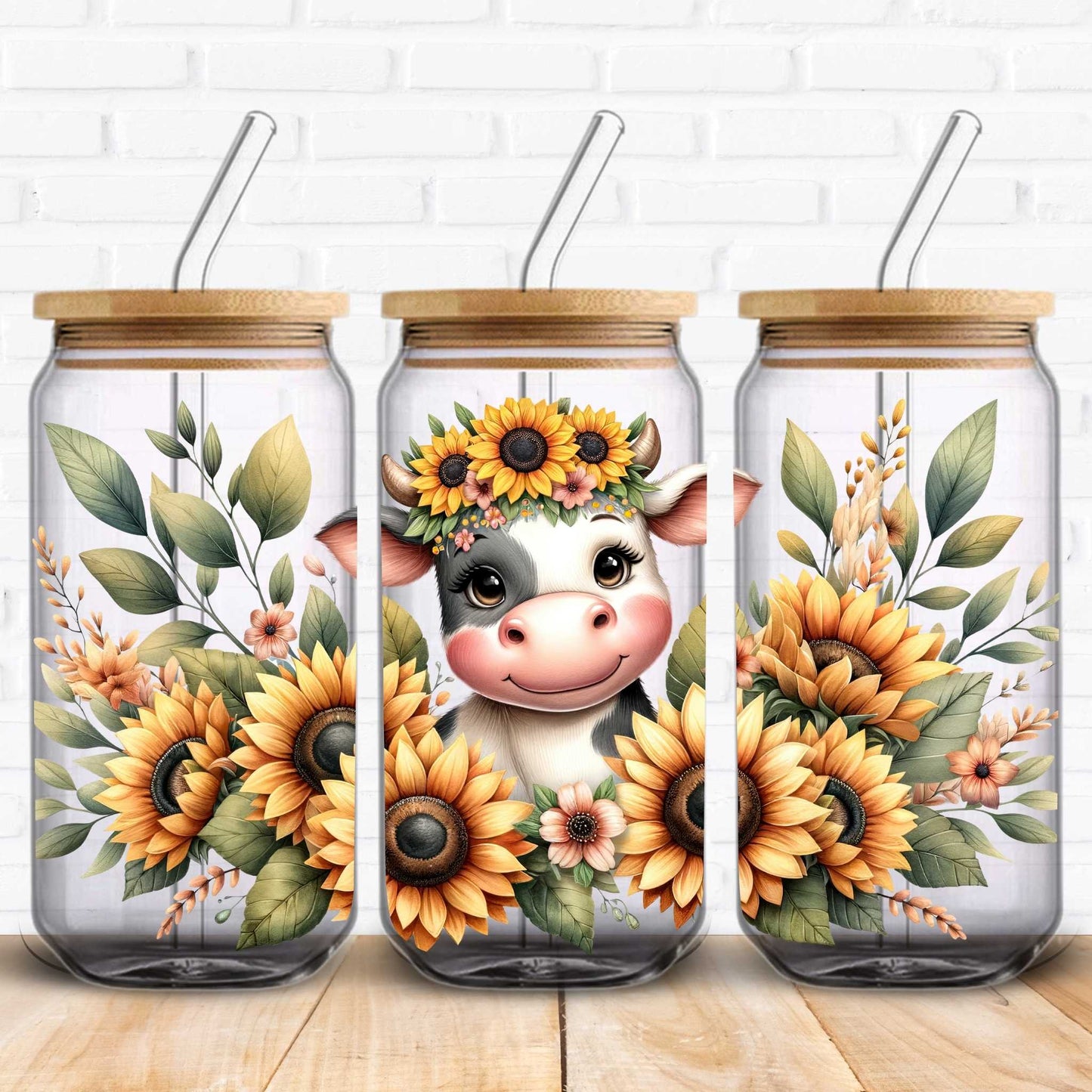 Sunflower cow